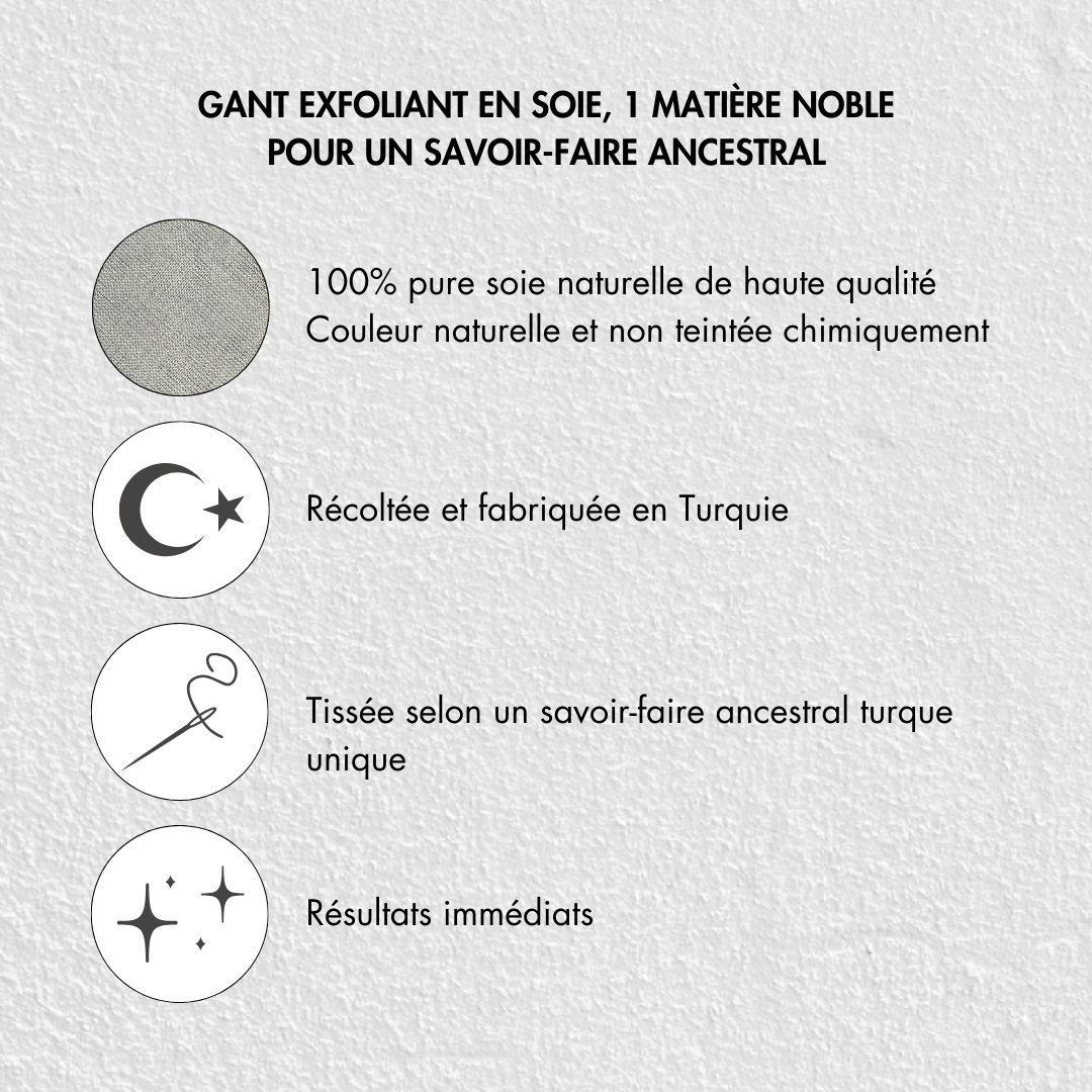 Gant Exfoliant en Soie Corps